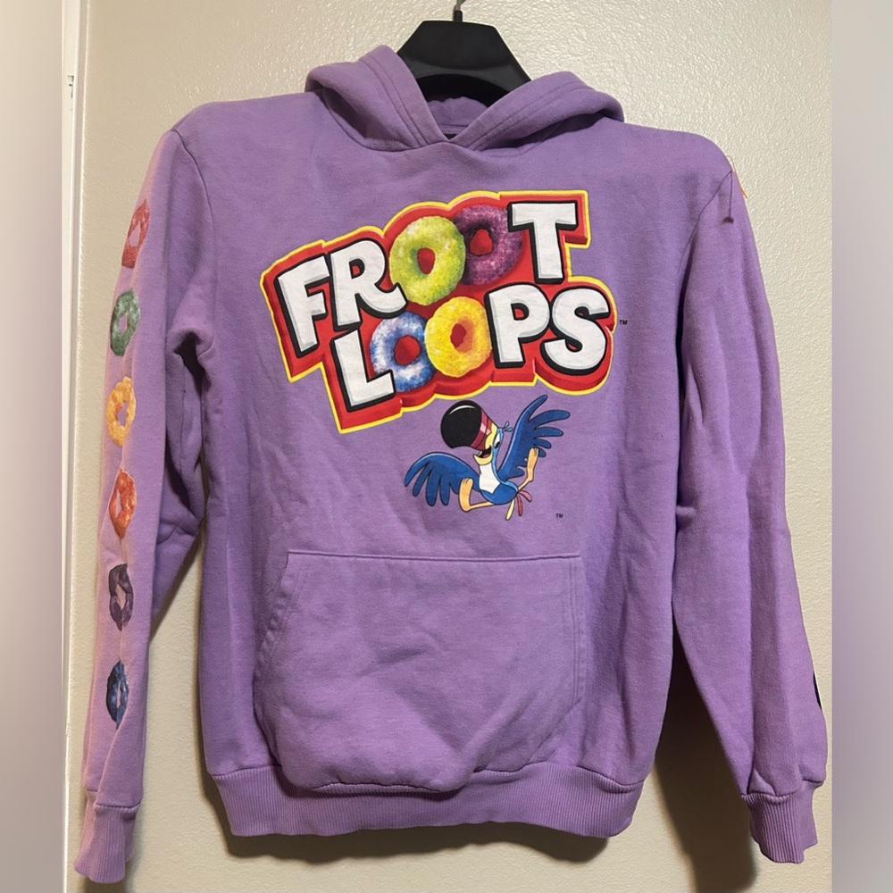 Kelloggs fruit loops purple sweater-Size s